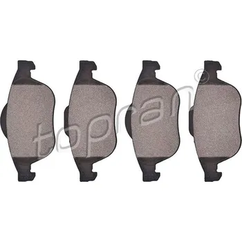 Brzdový systém Sada brzdových destiček, kotoučová brzda, , 410607613R, 7701206599, 7701208182, 7701209809, TOPRAN, 700 646