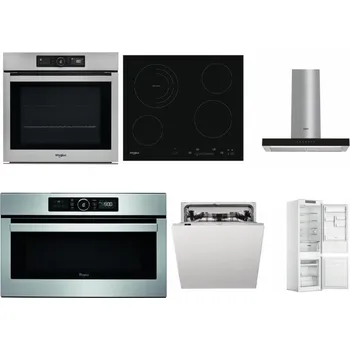 Set domácích spotřebičů WHIRLPOOL AKZ9 9480 IX + WHIRLPOOL AKT 8900 BA + WHIRLPOOL WHBS 62F LT K + WHIRLPOOL ABSOLUTE AMW 730 IX + WHIRLPOOL WIC 3C33 PFE + WHIRLPOOL WHC18 T311