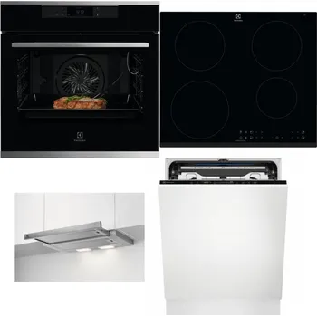 Set domácích spotřebičů ELECTROLUX KOEBP39X + ELECTROLUX LIR60430 + ELECTROLUX LFP326S + ELECTROLUX EEM69410L