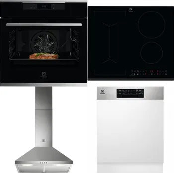 Set domácích spotřebičů ELECTROLUX KOEBP39X + ELECTROLUX LIV63431BK + ELECTROLUX LFC316X + ELECTROLUX EEM48300IX