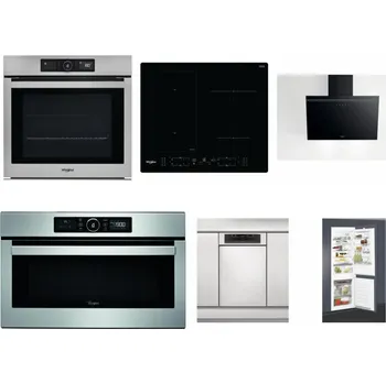 Set domácích spotřebičů WHIRLPOOL AKZ9 9480 IX + WHIRLPOOL WL B8160 NE + WHIRLPOOL AKR 62F LT K + WHIRLPOOL ABSOLUTE AMW 730 IX + WHIRLPOOL WSBO 3O34 PF X + WHIRLPOOL ART 65031