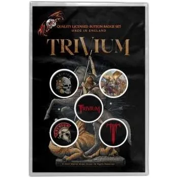 Merch Trivium: Trivium Button Badge Pack: In The Court Of The Dragon