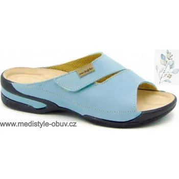 Dámská zdravotní obuv MEDISTYLE VALERIE 2V-E19 pantofel modrý vel.35-42, modrá - 40