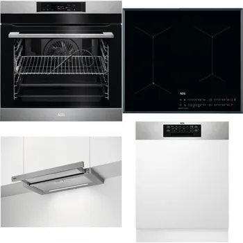 Set domácích spotřebičů AEG BPK742380M + AEG Mastery SenseFry IAE64431FB + AEG DPE5660M + AEG FEE72706PM
