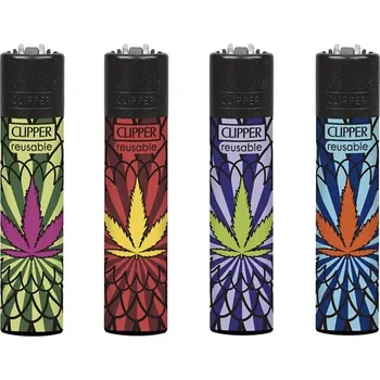 Zapalovač Celá sada Clipper zapalovačů Hypnotic Leaves