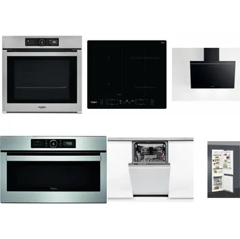 Set domácích spotřebičů WHIRLPOOL AKZ9 9480 IX + WHIRLPOOL WL B8160 NE + WHIRLPOOL AKR 62F LT K + WHIRLPOOL ABSOLUTE AMW 730 IX + WHIRLPOOL WSIO 3O34 PFE X + WHIRLPOOL ART 66112