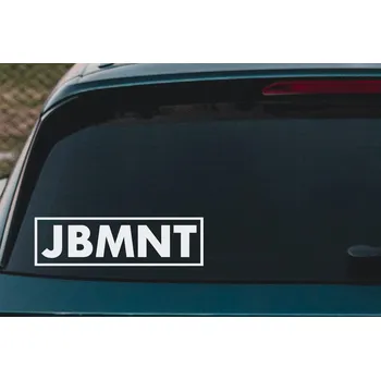 Samolepící dekorace Lepy.cz Samolepka na auto JBMNT Velikost (šířka x výška): 20x6cm, Barevná varianta: Bílá