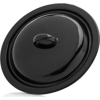 Poklice Florina Smaltovaná poklice 14 cm černá