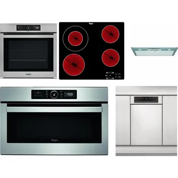 Set domácích spotřebičů WHIRLPOOL AKZ9 9480 IX + WHIRLPOOL AKT 8130/NE + WHIRLPOOL AKR 650/1 IX + WHIRLPOOL ABSOLUTE AMW 730 IX + WHIRLPOOL WSBO 3O34 PF X