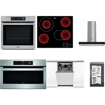 Set domácích spotřebičů WHIRLPOOL AKZ9 9480 IX + WHIRLPOOL AKT 8190/BA + WHIRLPOOL WHBS 62F LT K + WHIRLPOOL ABSOLUTE AMW 730 IX + WHIRLPOOL WSIO 3O34 PFE X + WHIRLPOOL ART 66112