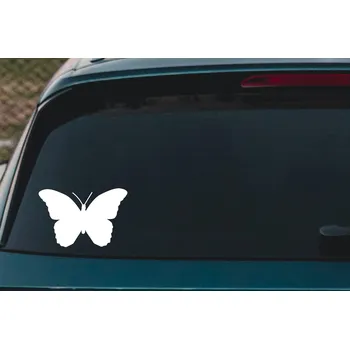 Samolepící dekorace Lepy.cz Samolepka na auto Motýlek Velikost (šířka x výška): 15x10cm, Barevná varianta: Ledová modrá