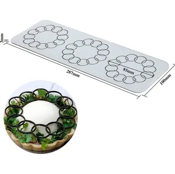 Nádoba na pečení Silicolove forma na dekoraci kruhy ø 8,5cm