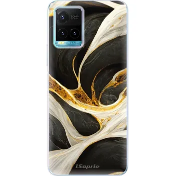 Pouzdro na mobilní telefon Odolné silikonové pouzdro iSaprio - Black and Gold - Vivo Y21 / Y21s / Y33s