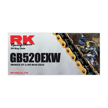 Řetězová sada pro motocykl Moto řetěz RK EXW Husaberg MX 350 1995 WX-Kroužek zlatý