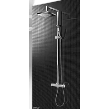 Sprchový set #N/A CUBICO sprchový sloup ECOAIR s termostatickou baterií (CUTHE)