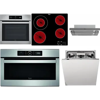Set domácích spotřebičů WHIRLPOOL ABSOLUTE AKZ9 6230 IX + WHIRLPOOL AKT 8130/NE + WHIRLPOOL AKR 749/1 IX + WHIRLPOOL ABSOLUTE AMW 730 IX + WHIRLPOOL WIO 3O540 PELG
