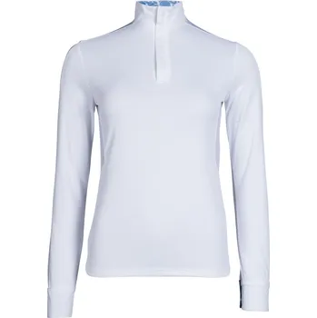 Dámské oblečení HKM Triko závodní Hunter HKM, funkční, s dlouhým rukávem, dámské, bílé S