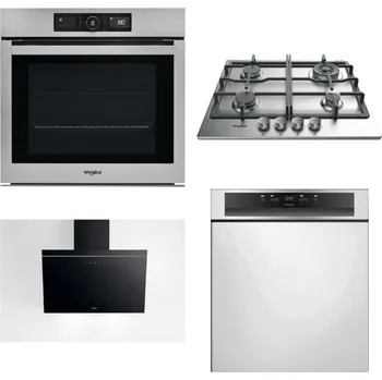 Set domácích spotřebičů WHIRLPOOL AKZ9 9480 IX + WHIRLPOOL TKRL 661 IX EU + WHIRLPOOL AKR 62F LT K + WHIRLPOOL WBC 3C34 PF X