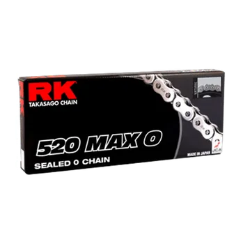 Řetězová sada pro motocykl Moto řetěz RK MAX-O Aprilia 550 SXV 2006 - 2012 O-Kroužek černý