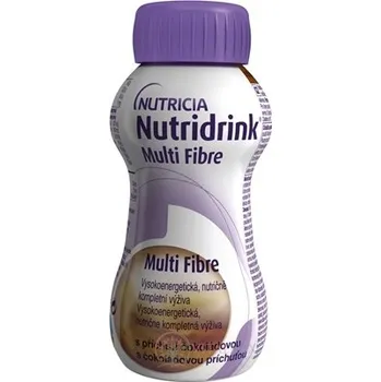 Speciální výživa NUTRIDRINK multifibre čokoládová příchuť (inov.verzia) 4x200 ml