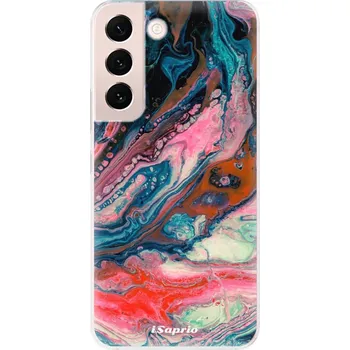 Odolné silikonové pouzdro iSaprio - Abstract Paint 01 - Samsung Galaxy S22 5G