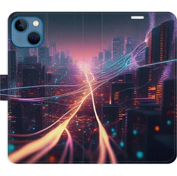 Pouzdro na mobilní telefon Flipové pouzdro iSaprio - Modern City - iPhone 13