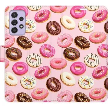 Pouzdro na mobilní telefon Flipové pouzdro iSaprio - Donuts Pattern 03 - Samsung Galaxy A52 / A52 5G / A52s