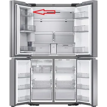 Kuchyňský spotřebič Samsung DA97-15186E 1. přihrádka z vrchu v levé části dveří chladničky