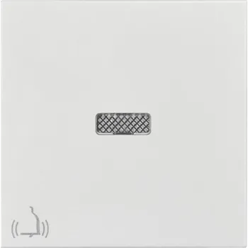 vypínač e2 elektro GmbH Klapka se symbolem zvonku Bílá Logus