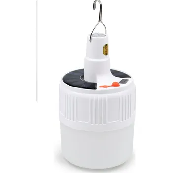 Zahradní dekorace Solar ST52 Solární kempingová lampa (Solární LED světlo k zavěšení)