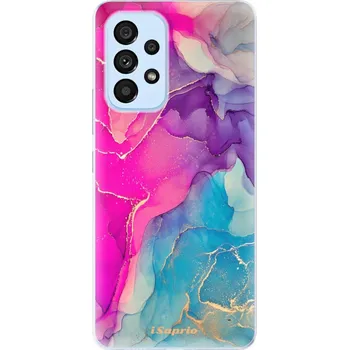 Pouzdro na mobilní telefon Odolné silikonové pouzdro iSaprio - Purple Ink - Samsung Galaxy A53 5G