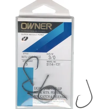 Rybářský háček Owner Rybářské háčky Owner 5114 s očkem