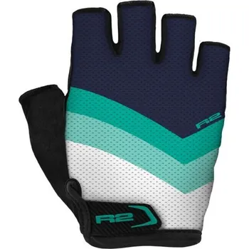 Cyklistické rukavice Dámské rukavice R2 Ombra blue/mint/white L