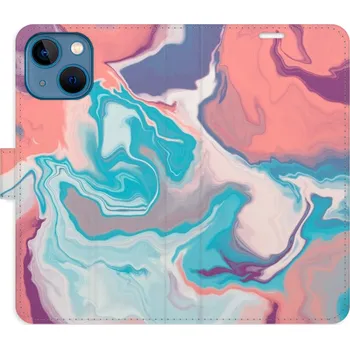 Pouzdro na mobilní telefon Flipové pouzdro iSaprio - Abstract Paint 06 - iPhone 13 mini
