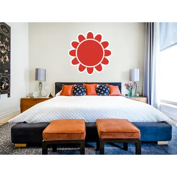 Samolepící dekorace Květina 03 samolepka na zeď 5 x 5 cm