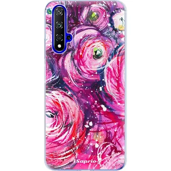 Pouzdro na mobilní telefon Odolné silikonové pouzdro iSaprio - Pink Bouquet - Huawei Honor 20