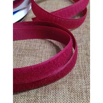 Zip Suchý zip háček + plyš šíře 20 mm bordó