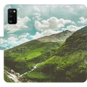 Pouzdro na mobilní telefon Flipové pouzdro iSaprio - Mountain Valley - Samsung Galaxy A41