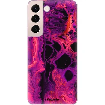 Pouzdro na mobilní telefon Odolné silikonové pouzdro iSaprio - Abstract Dark 01 - Samsung Galaxy S22+ 5G