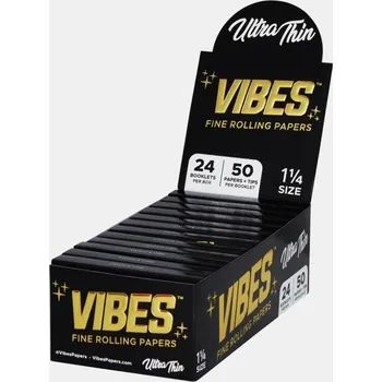 Krátké cigaretové papírky + filtry Vibes Ultra Thin 1 1/4