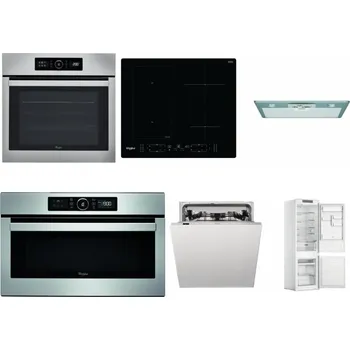 Set domácích spotřebičů WHIRLPOOL ABSOLUTE AKZ9 6230 IX + WHIRLPOOL WL B8160 NE + WHIRLPOOL AKR 650/1 IX + WHIRLPOOL ABSOLUTE AMW 730 IX + WHIRLPOOL WIC 3C33 PFE + WHIRLPOOL WHC18 T311