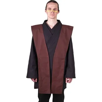 Karnevalový kostým imago Bavlněný tabard Jedi - hnědý, velikost L