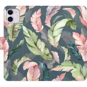 Pouzdro na mobilní telefon Flipové pouzdro iSaprio - Flower Pattern 09 - iPhone 11