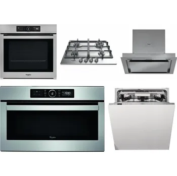 Set domácích spotřebičů WHIRLPOOL AKZ9 9480 IX + WHIRLPOOL TKRL 661 IX EU + WHIRLPOOL AKR 860 IX + WHIRLPOOL ABSOLUTE AMW 730 IX + WHIRLPOOL WIO 3O540 PELG