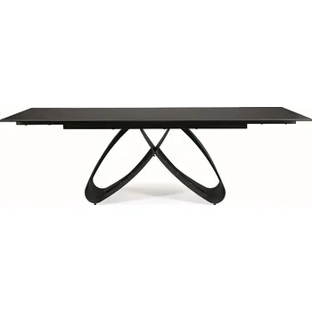 Jídelní stůl Stůl jídelní rozkládací černý SAMANTA CERAMIC