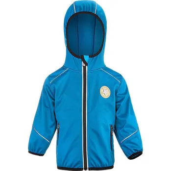 Dětská móda Little Angel Bunda softshell Stretch Petrolej Vel. 122