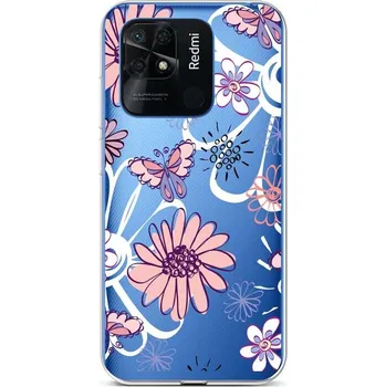 Pouzdro na mobilní telefon Kryt Xiaomi Redmi 10C Flowers (obal neboli pouzdro na Xiaomi Redmi 10C)