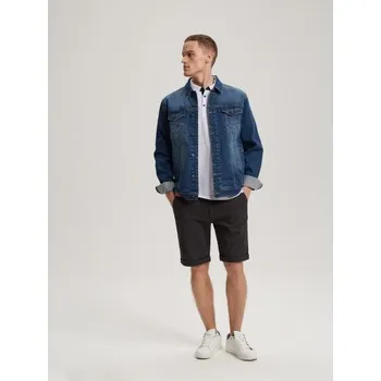 Pánské kraťasy Pánské kraťasy PRM SH 302 W429 melanžová grafitová