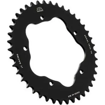 Řetězová sada pro motocykl Zadní rozeta Racelite dural JTA751BLK 42 zubů Černá