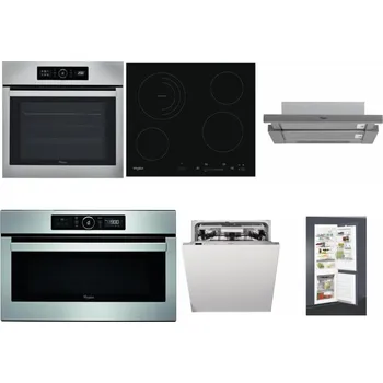 Set domácích spotřebičů WHIRLPOOL ABSOLUTE AKZ9 6230 IX + WHIRLPOOL AKT 8900 BA + WHIRLPOOL AKR 749/1 IX + WHIRLPOOL ABSOLUTE AMW 730 IX + WHIRLPOOL WIO 3T133 PLE + WHIRLPOOL ART 65031